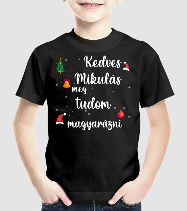  minta fekete pólón