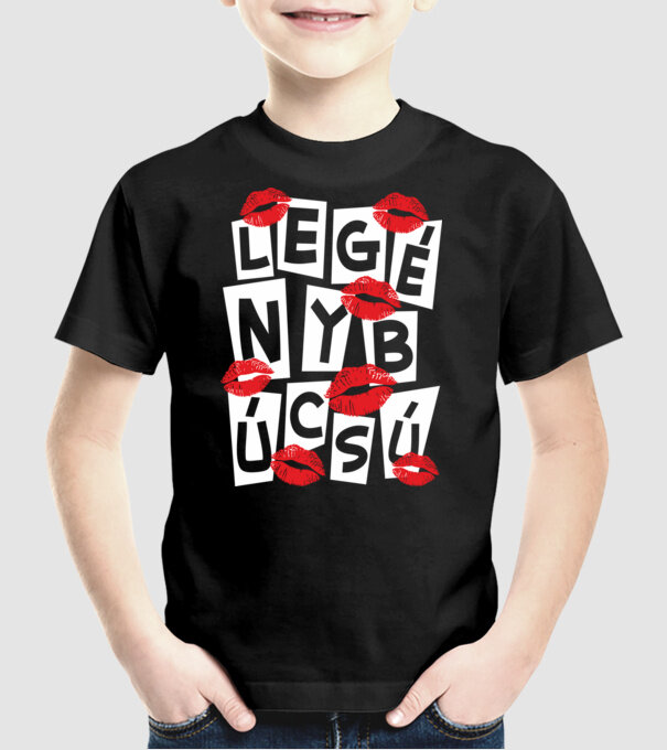  minta fekete pólón