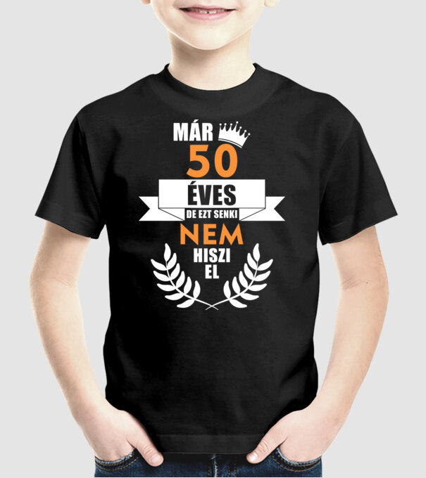  minta fekete pólón