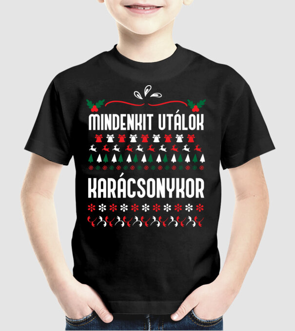  minta fekete pólón
