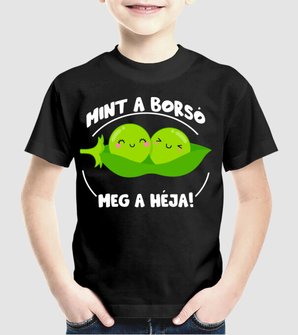  minta fekete pólón