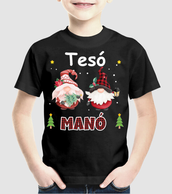  minta fekete pólón