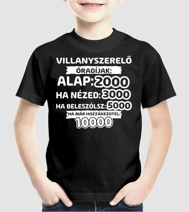  minta fekete pólón