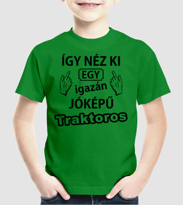  minta zöld pólón