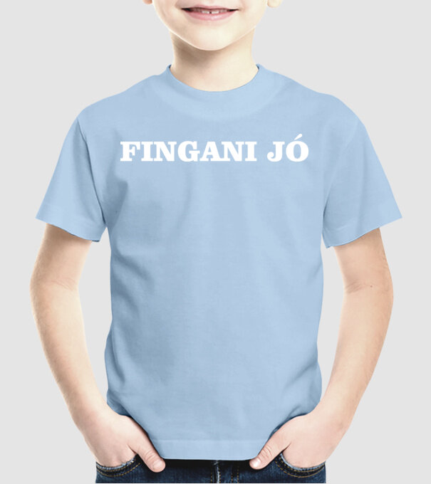  minta világoskék pólón
