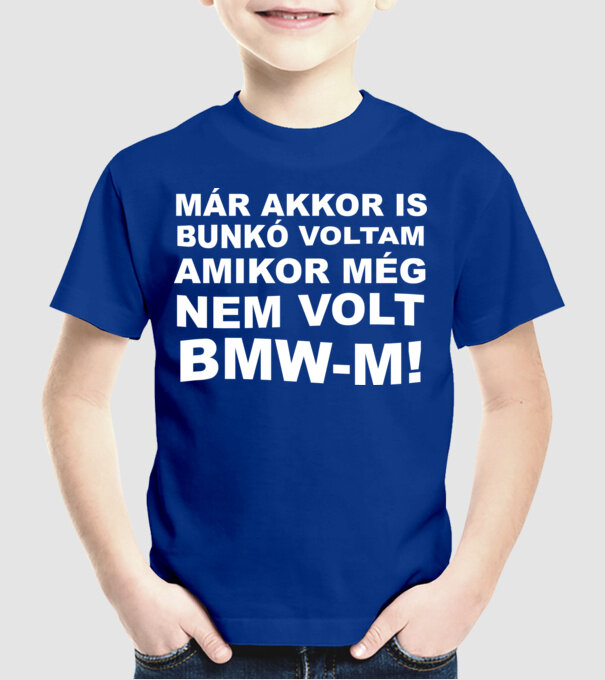  minta királykék pólón