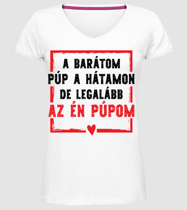  minta fehér pólón