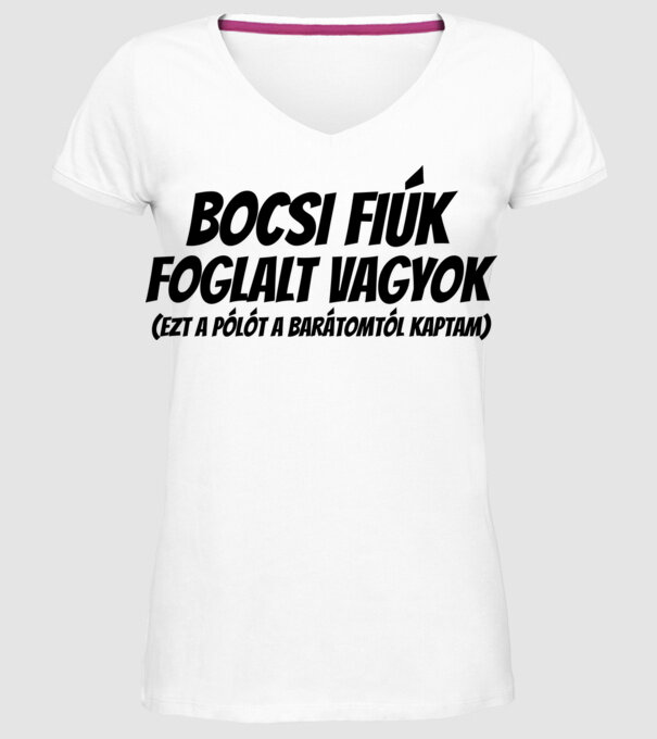  minta fehér pólón