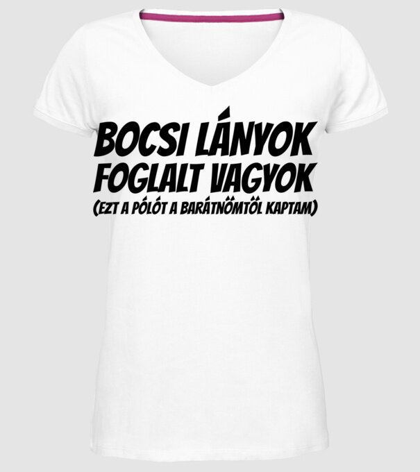 minta fehér pólón