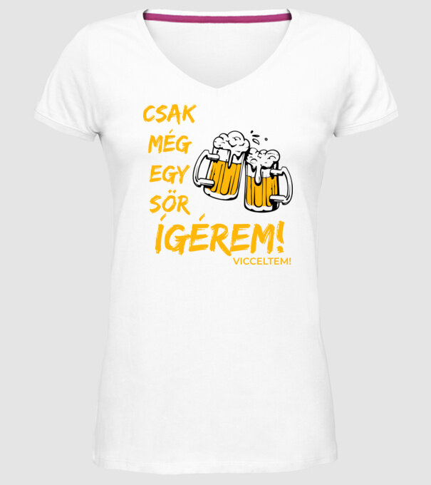  minta fehér pólón