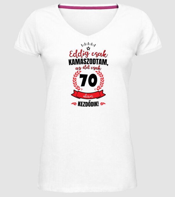  minta fehér pólón