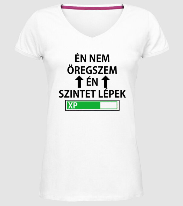  minta fehér pólón