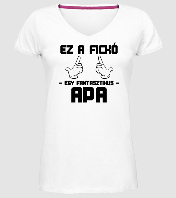 minta fehér pólón