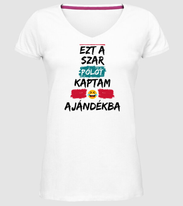  minta fehér pólón