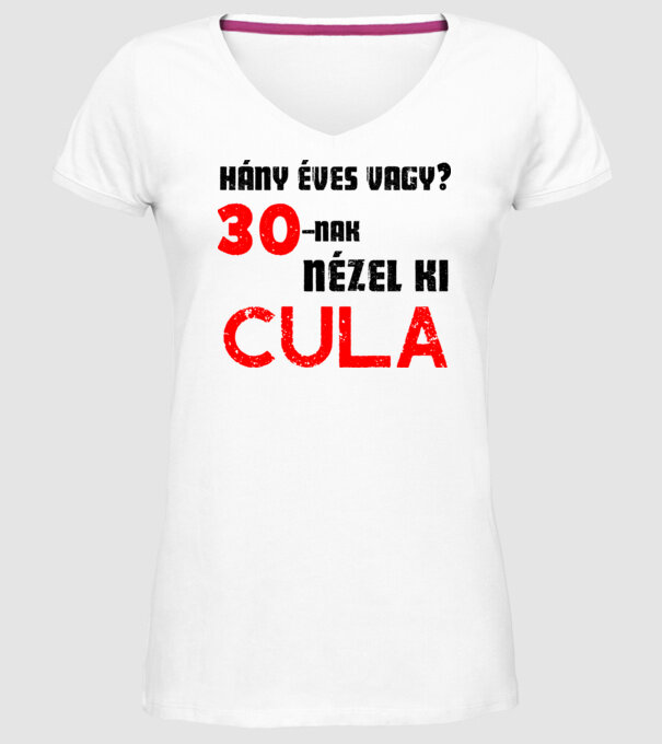  minta fehér pólón