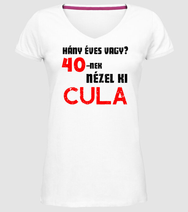  minta fehér pólón