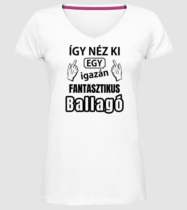  minta fehér pólón