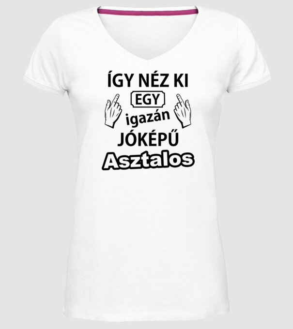  minta fehér pólón