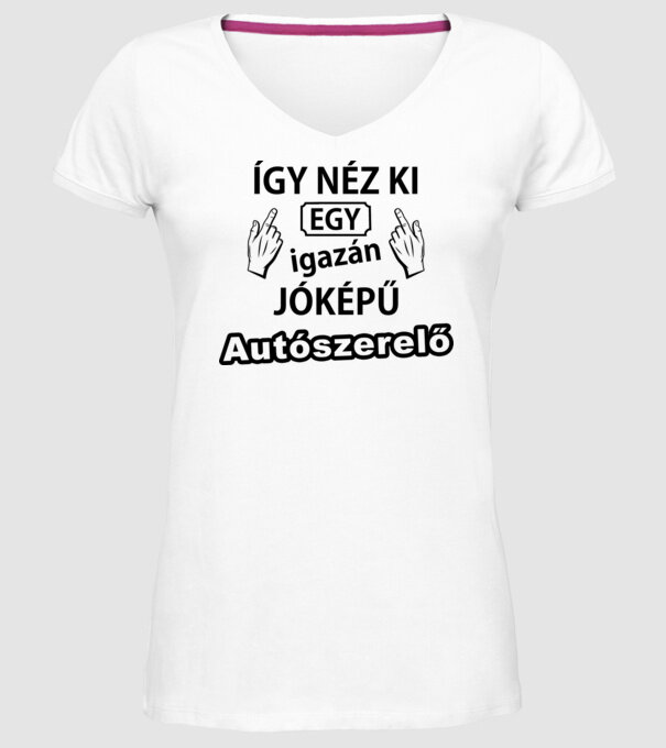  minta fehér pólón