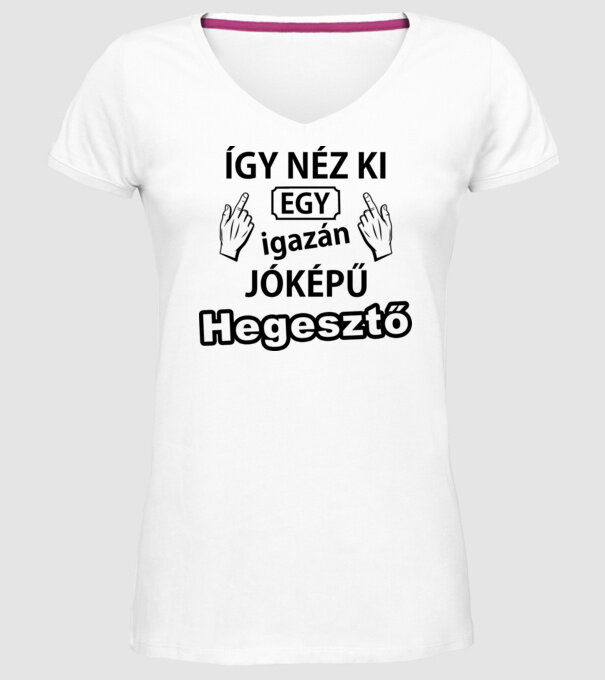  minta fehér pólón