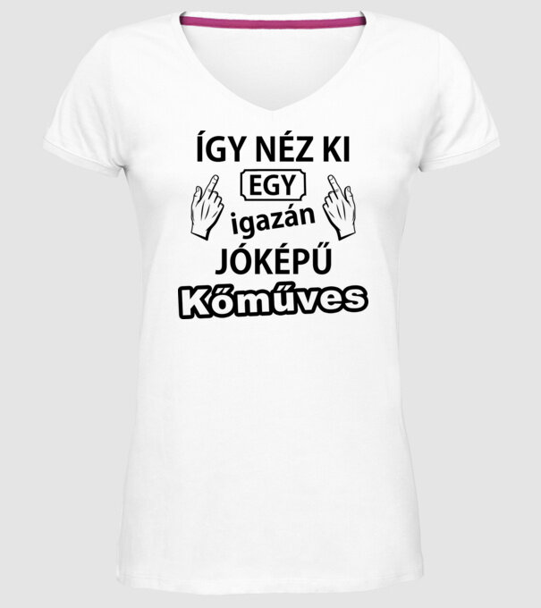  minta fehér pólón