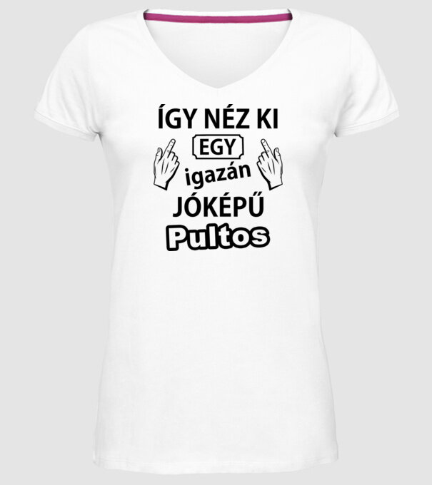  minta fehér pólón