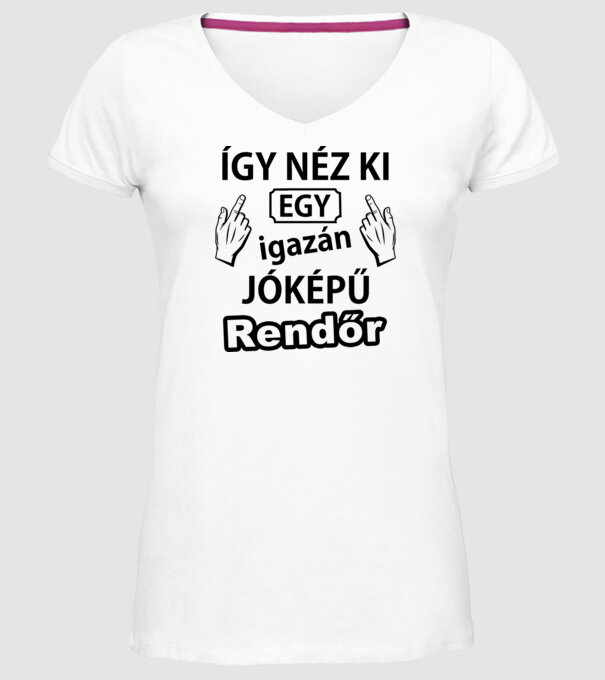  minta fehér pólón