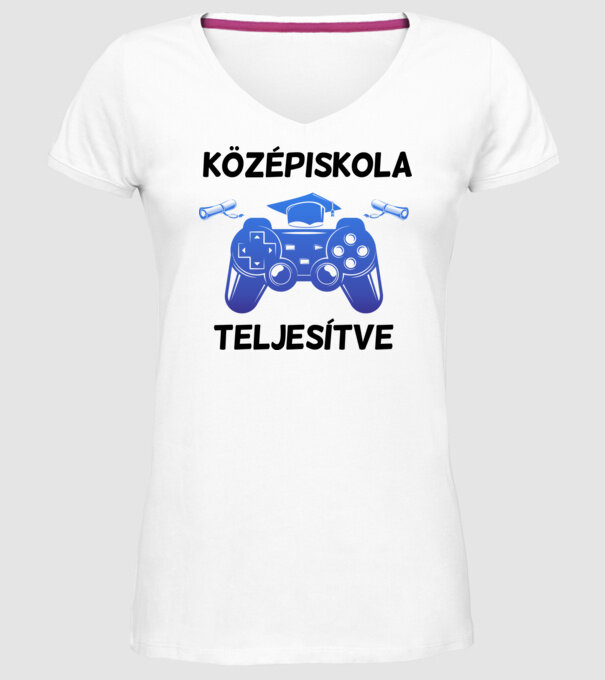 minta fehér pólón