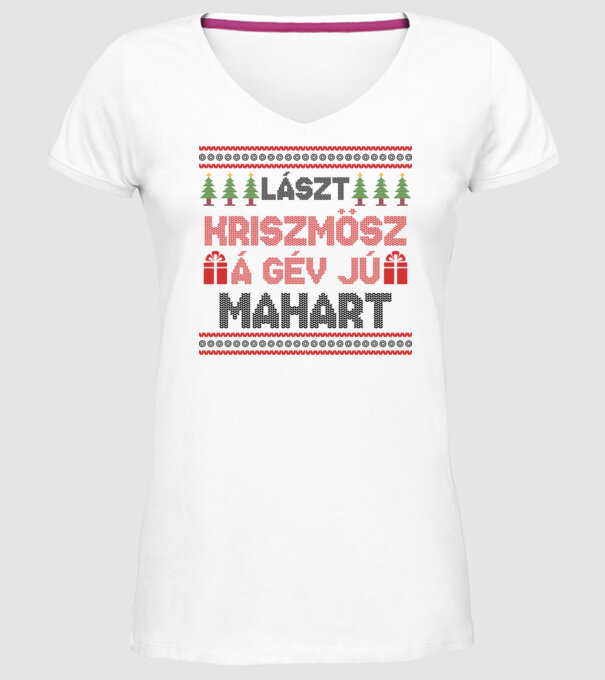  minta fehér pólón