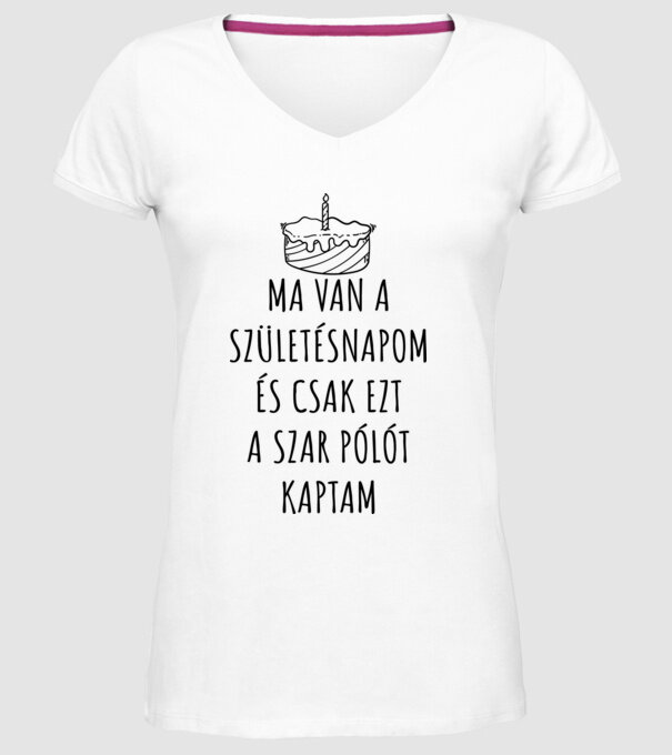  minta fehér pólón