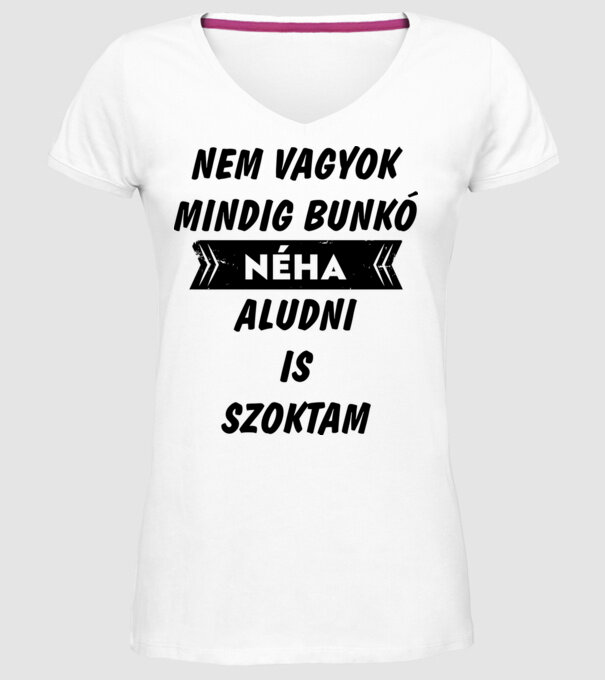 minta fehér pólón