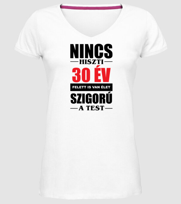  minta fehér pólón