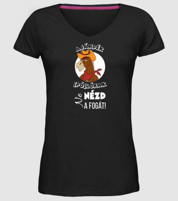  minta fekete pólón