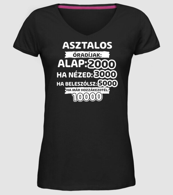  minta fekete pólón