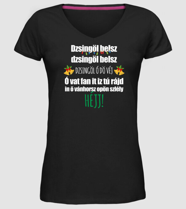  minta fekete pólón