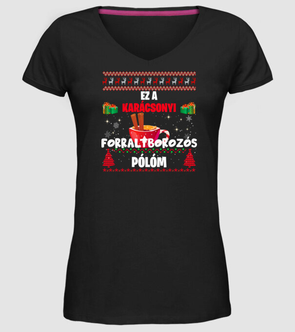  minta fekete pólón
