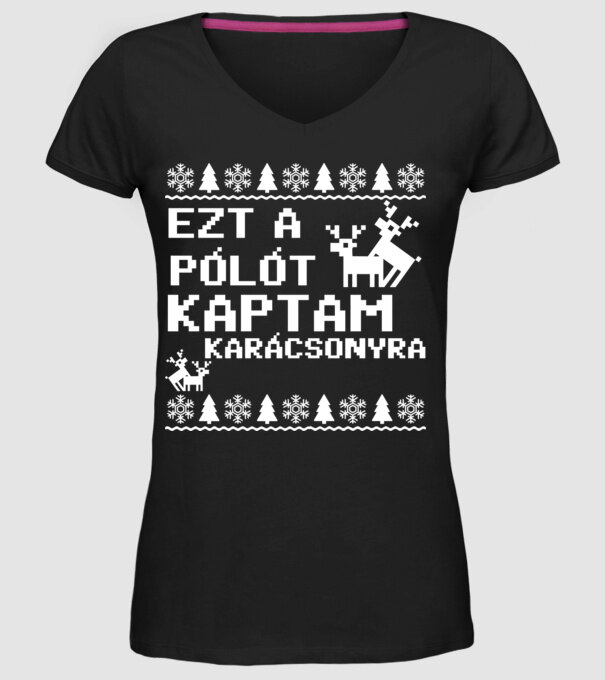  minta fekete pólón