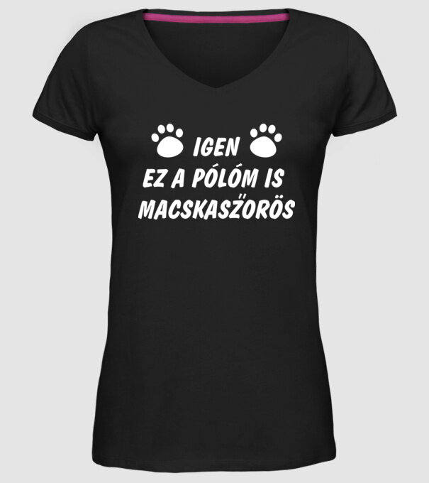  minta fekete pólón