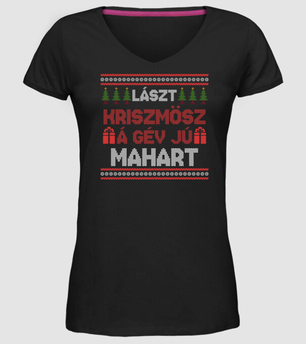  minta fekete pólón