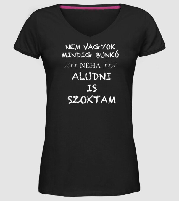  minta fekete pólón
