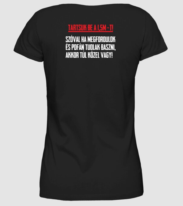  minta fekete pólón
