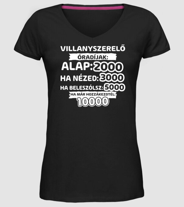  minta fekete pólón