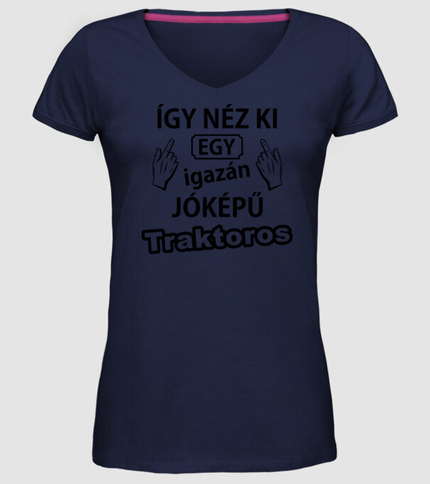  minta sötétkék pólón