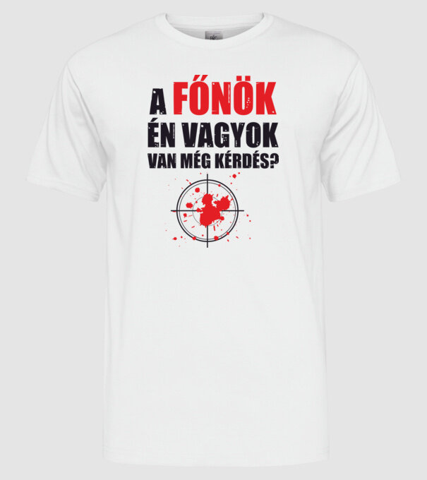  minta fehér pólón