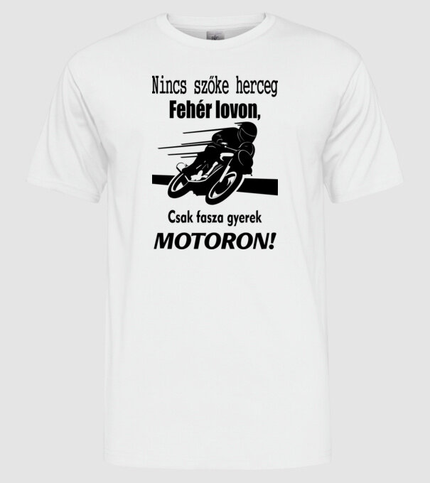  minta fehér pólón