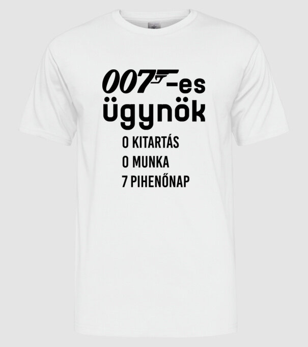  minta fehér pólón