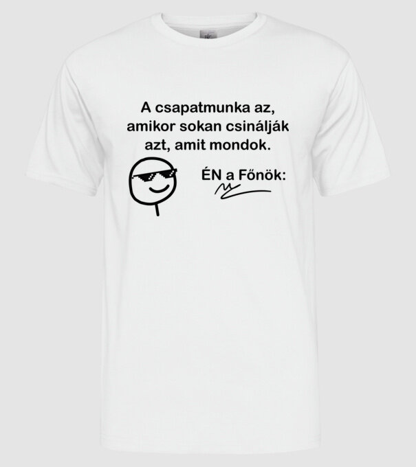  minta fehér pólón