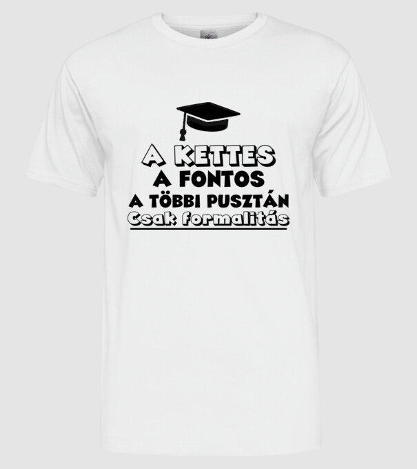  minta fehér pólón