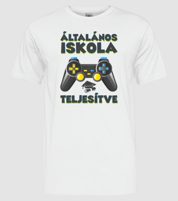  minta fehér pólón