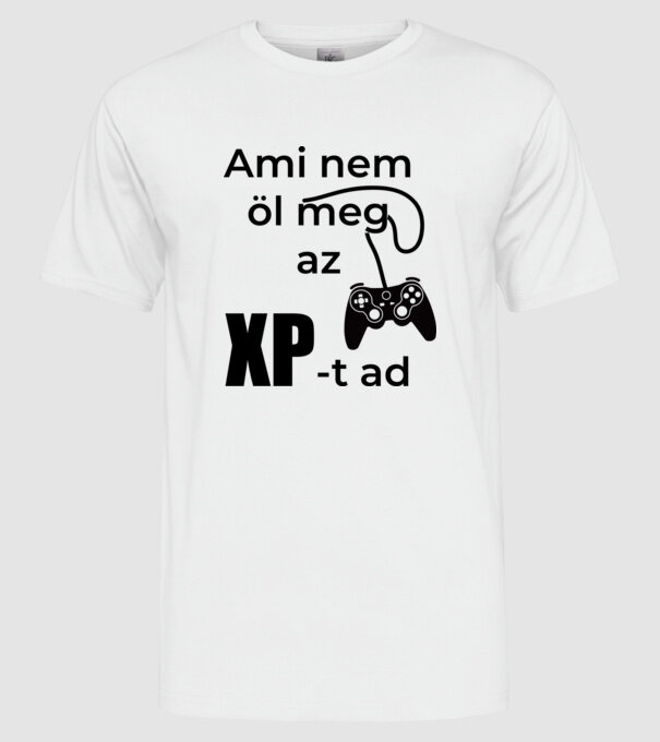  minta fehér pólón